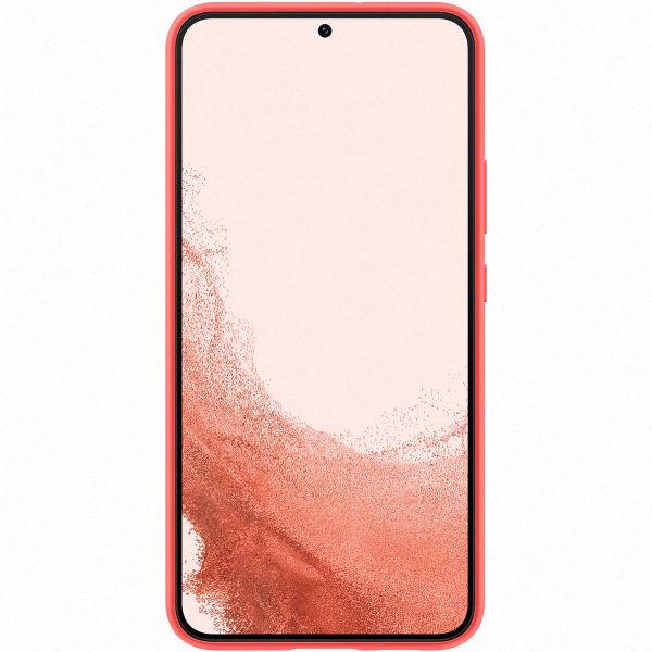 Samsung Original Silikon Cover für das Galaxy S22 Plus - Coral