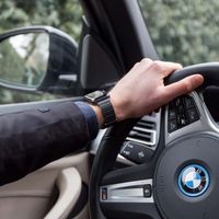 imoshion Magnetlederarmband für Apple Watch Series 1 t/m 9 / SE (38/40/41 mm) | Series 10 / 11 (42 mm) - Schwarz