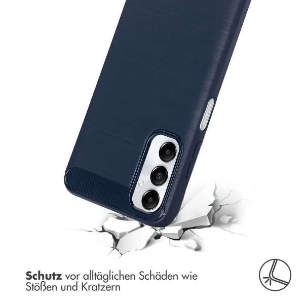 imoshion Brushed Back Cover für das Samsung Galaxy A05s - Dunkelblau