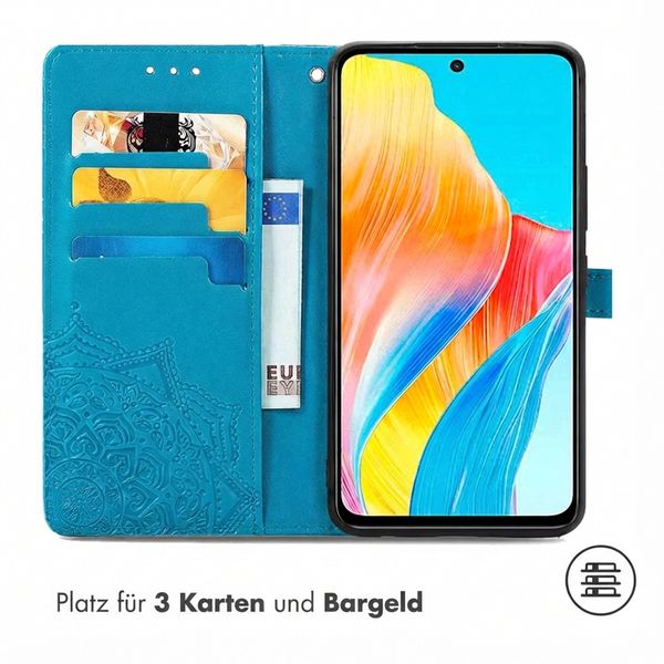 imoshion Mandala Klapphülle Oppo A98 - Türkis