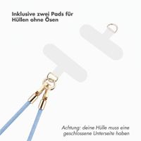Selencia Universal Handyband mit 2 Haken - verstellbar - Powder Blue