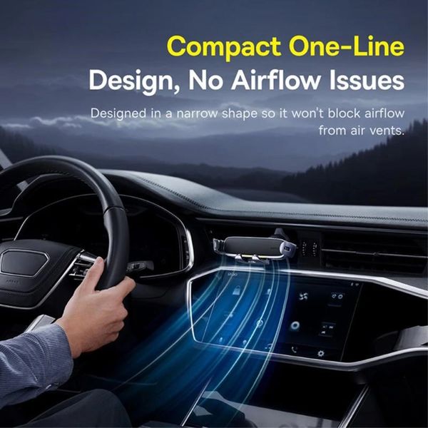 Baseus UltraControl Gravity Handyhalterung Auto - Universell - Lüftungsgitter - Space Grey