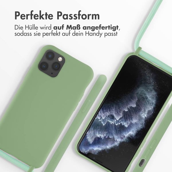 imoshion SilikonHülle mit Band Apple iPhone 11 Pro - Grün
