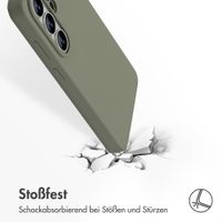 Accezz Liquid Silikoncase mit MagSafe Samsung Galaxy S26 Ultra - Cooper Green