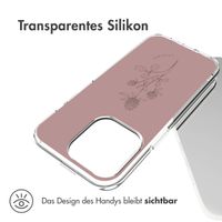 imoshion Design Hülle iPhone 14 Pro - Floral Pink