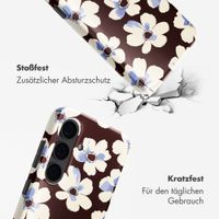 Selencia Vivid Back Cover Samsung Galaxy S24 - Choco Flower Pop