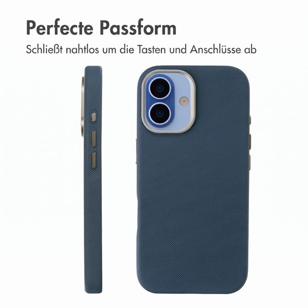 Accezz Mesh Backcover mit MagSafe Apple iPhone 17 - Dunkelblau