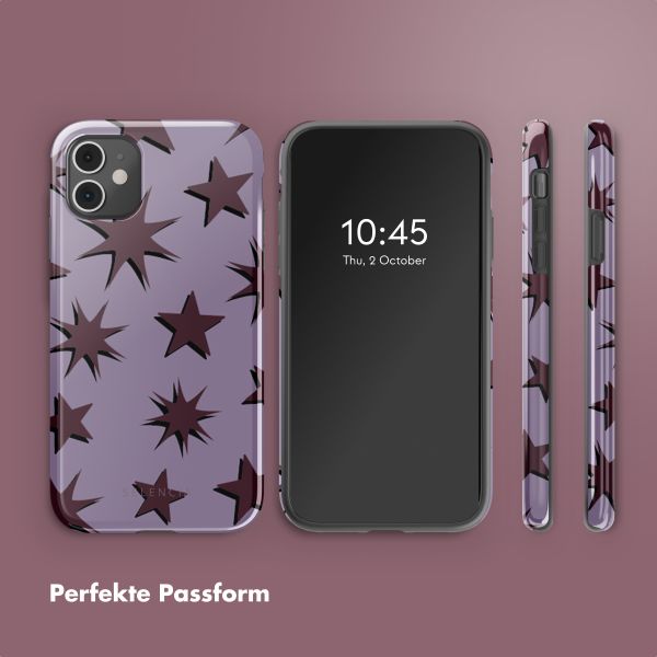 Selencia Vivid Back Cover Apple iPhone 11 - Stars Plum Lilac