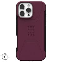 UAG Civilian Backcover MagSafe für das iPhone 16 Pro Max - Bordeaux