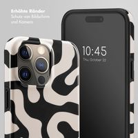Selencia Vivid Back Cover Apple iPhone 15 Pro Max - Art Wave Black
