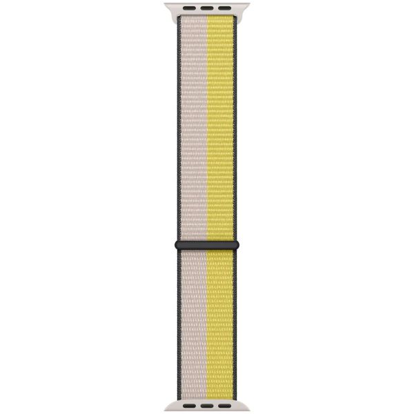 Apple Sport Loop Armband für das Apple Watch Series 1 bis 9 / SE (38/40/41 mm) | Series 10 (42 mm) - Oat Milk/Lemon Zest