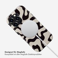 Selencia Vivid Rückabdeckung mit MagSafe Apple iPhone 16 Pro - Art Wave Black