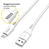 Accezz Lightning- auf USB-Kabel für das iPhone Xs Max - MFI-zertifiziertes - 0,2 m - Weiß