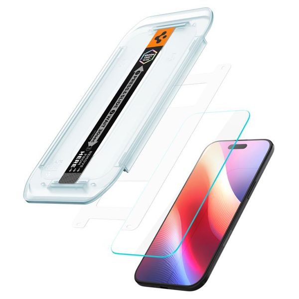 Spigen EZ Fit Glas.tR mit Installation Tray - 1er Pack Apple iPhone Air