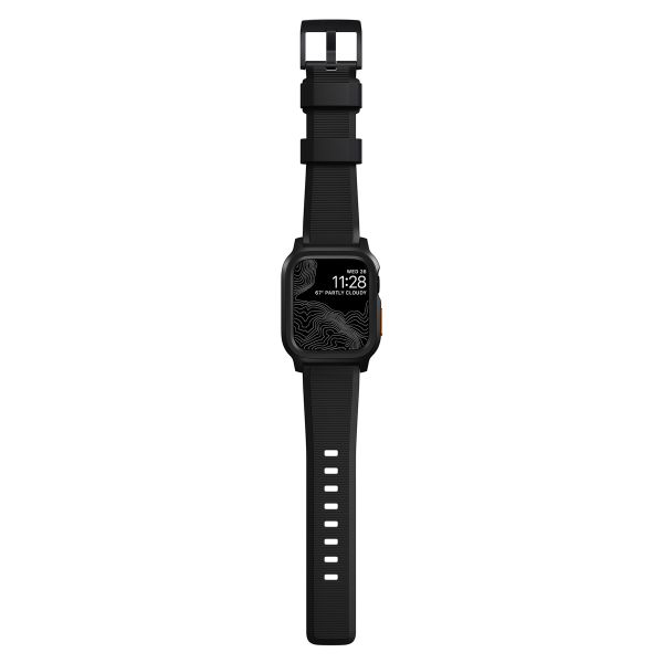 Nomad Robustes Gehäuse für die Apple Watch Series 4-9 / SE – 44/45 mm – Schwarz