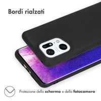 imoshion TPU Color Cover Oppo Find X5 Pro 5G - Schwarz