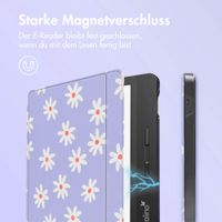 imoshion Design Slim Hard Case Sleepcover mit Stand Tolino Vision 5 - Flowers Distance