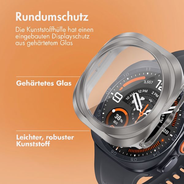 imoshion Full Cover Hard Case Samsung Galaxy Watch Ultra 2 (2026) - Titanium Gray