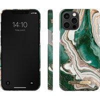 iDeal of Sweden Fashion Back Case Apple iPhone 12 Pro Max - Golden Jade Marble