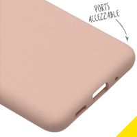 Accezz Liquid Silikoncase Rosa für das Samsung Galaxy S20 Ultra