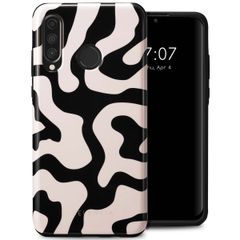 Selencia Vivid Tough Back Cover für das Huawei P30 Lite - Art Wave Black