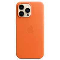 Apple Leder-Case MagSafe für das Apple iPhone 14 Pro Max - Orange