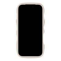 Holdit Wavy Case Apple iPhone 17 Pro Max - Transparent / Light Beige