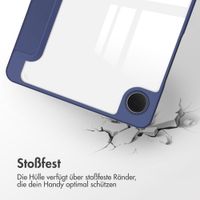 imoshion Trifold Hardcase Klapphülle Samsung Galaxy Tab A11 Plus - Dunkelblau