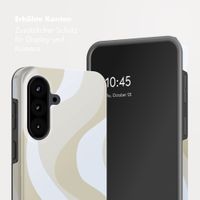 Selencia Vivid Back Cover Samsung Galaxy A57 (5G) - Desert Waves Beige
