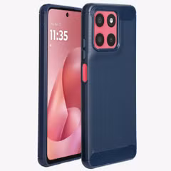 imoshion Brushed Back Cover Motorola Moto G57 Power - Dunkelblau