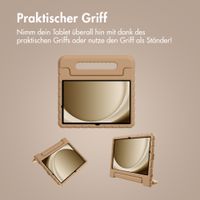 imoshion Schutzhülle mit Handgriff kindersicher Samsung Galaxy Tab A11 Plus / A9 Plus - Braun