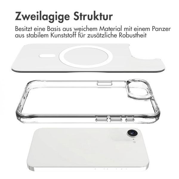 imoshion Rugged Air MagSafe Case Apple iPhone 17e / 16e - Transparent