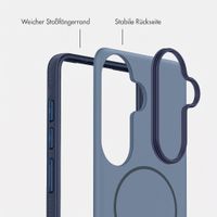 imoshion Color Backcover mit Thin MagSafe Ring Samsung Galaxy S26 - Dunkelblau