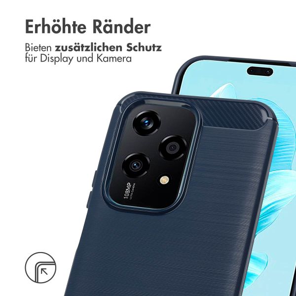 imoshion Brushed Back Cover für das Honor 200 Lite - Dunkelblau