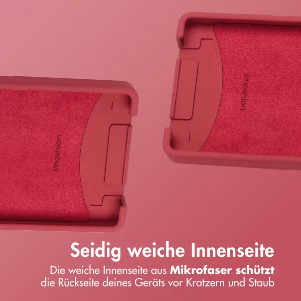imoshion Color Backcover mit abnehmbarem Handykette und MagSafe Samsung Galaxy S25 Ultra - Red Raspberry