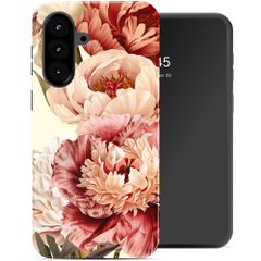 Selencia Vivid Back Cover Samsung Galaxy A57 (5G) - Vintage Peony