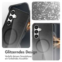 imoshion Sparkle Back Cover mit MagSafe Samsung Galaxy S25 Plus - Schwarz