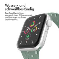 imoshion Silikonband⁺ für die Apple Watch Series 1 bis 9 / SE (38/40/41 mm) | Series 10 (42 mm) - Pine - Größe S/M