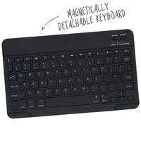 Accezz QWERTY Bluetooth Keyboard Klapphülle für das Samsung Galaxy Tab S9 11.0 Zoll - Schwarz