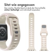 imoshion Active Sport Silikonarmband für die Apple Watch Series 1-9 / SE (38/40/41 mm) | Series 10 (42 mm) - Sternenlicht