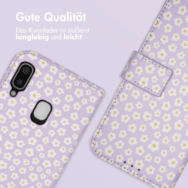 imoshion Design Klapphülle Samsung Galaxy A20e - White Daisy