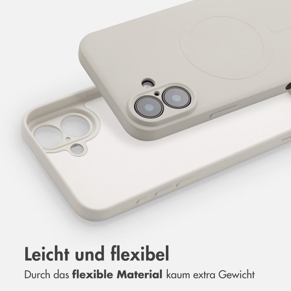imoshion Color Back Cover mit MagSafe für das Apple iPhone 16 Plus - Beige