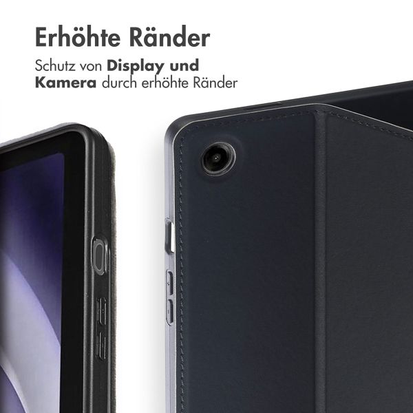 Accezz Classic Klapphülle Samsung Galaxy Tab A9 Plus - Schwarz