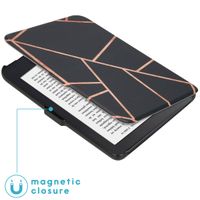 imoshion Design Slim Hard Case Klapphülle Kobo Clara 2E / Tolino Shine 4 - Black Graphic