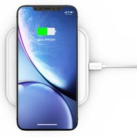 Zens Aluminium Single Wireless Charger - Kabelloses Ladegerät - 10 Watt - Weiß 