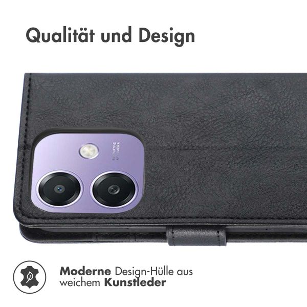 imoshion Luxuriöse Klapphülle Oppo A40 (4G) / Oppo A40M (4G) / Oppo A60 (5G) - Schwarz
