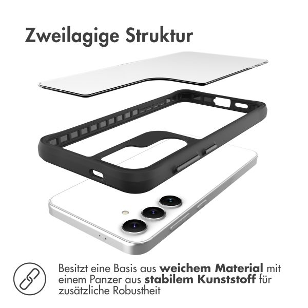 imoshion Rugged Hybrid Carbon Case Samsung Galaxy S25 - Schwarz