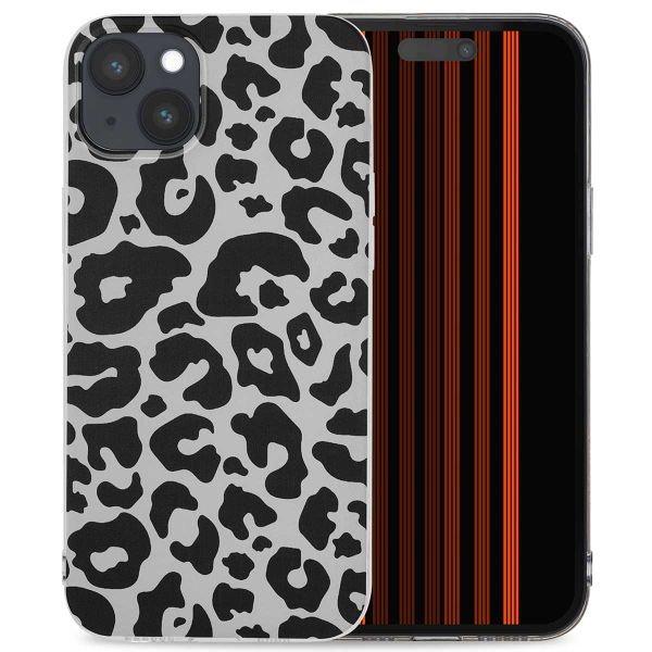 imoshion Design Hülle für das iPhone 15 Plus - Leopard / Schwarz