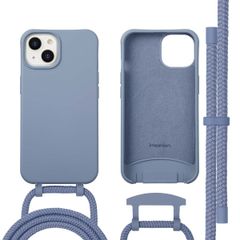 imoshion Color Backcover mit abnehmbarem Handykette und MagSafe Apple iPhone 14 - Ash Blue