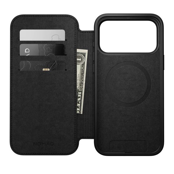 Nomad Modern Leather Folio Klapphülle Apple iPhone 17 Pro Max - English Tan